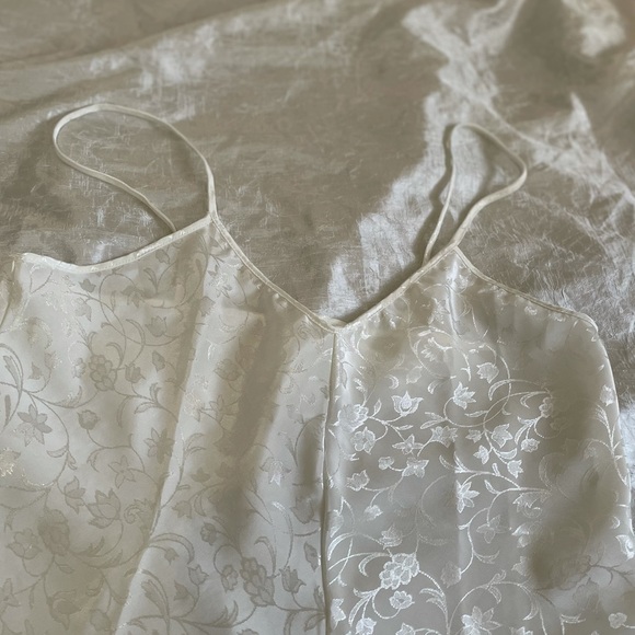 White lingerie teddy one-piece with floral detail from Presence Lingerie - Picture 4 of 13